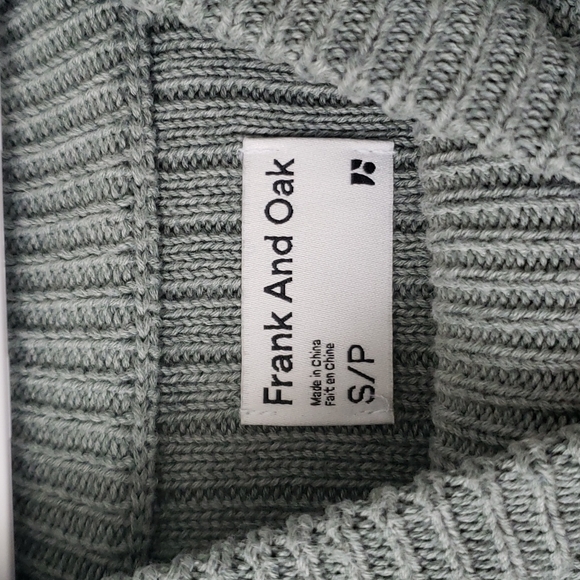 Frank and oak seacell knit sweater size small - Picture 2 of 3